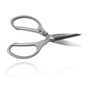 TONMA Kitchen Scissors All-Purpose [Made in Japan], Industrial Grade Poultry Shears Heavy Duty with Ergonomic Handles, Ideal for Meat, Chicken, Fish, Seafood, Herbs, Vegetable, Fabric, Leather (TKM-2)