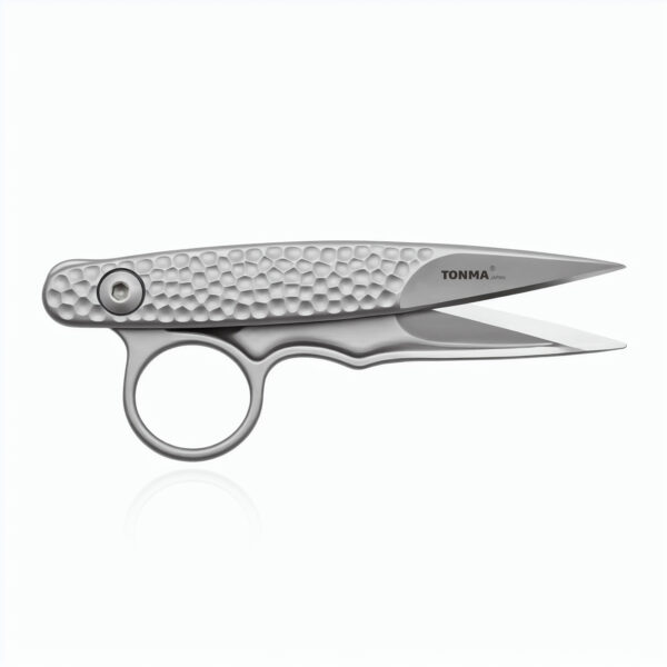 TONMA Professional Thread Snips [Made in Japan] 4.7” Fabric Scissors Thread Nippers for Sewing - Japanese SG-2 Powder Metallurgy Steel Razor Sharp Blade(TTN-1)