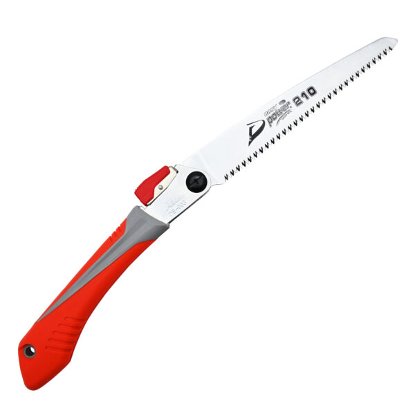 TONMA Folding Hand Saw [Made in Korea] 8" (210mm) Medium Teeth Small Pruning Hand Saw for Wood Cutting, Camping, Garden Woodworking, Japanese Hard Chrome Plating Impulse Hardened Stainless Blade(TDE-903)