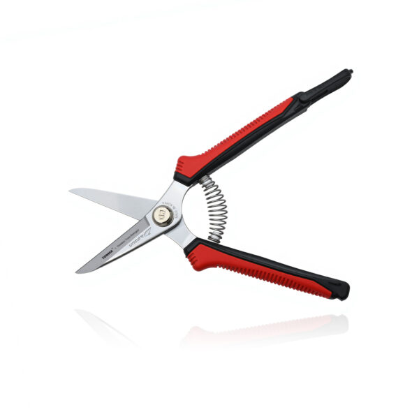 ONMA Garden Scissors MADE IN KOREA 7.5" Pruning Shears with Comfort Grip, Multipurpose Pruners Garden Snips for Gardening with Sharp Double-Layer Hard Chrome-Plated Stainless Blade Work Like a Dream(TD-300)