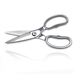 TONMA Kitchen Scissors All Purpose [Made in Japan] Japanese Kitchen Shears with Micro Serrated, Solid Stainless Steel Build Heavy Duty Cooking Scissors for Food, Mirror-Finished, Dishwasher Safe(TK-20)