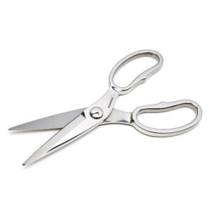 TONMA Kitchen Scissors All Purpose [Made in Japan] Japanese Kitchen Shears with Micro Serrated, Solid Stainless Steel Build Heavy Duty Cooking Scissors for Food, Mirror-Finished, Dishwasher Safe(TK-20)