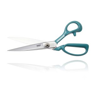 TONMA 11" Fabric Scissors for Sewing, Made in Japan | Heavy-Duty Build, Japanese Professional Dressmaker Shears for Cloth, Chrome-Plated Stainless Blade, Upright Tabletop Support（ TFSG-3）