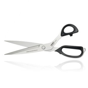 TONMA 11" Fabric Scissors, Made in Japan Professional Sewing Scissors | Japanese Stainless Steel Heavy-Duty Dressmaker Shears for Clothes, Leather, Upholstery & Carpet, Titanium-Coated Sharp Blade（ TSS-3 ）